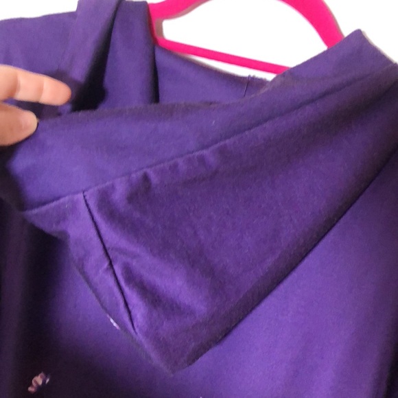 Unbranded purple floral hoodie - Picture 5 of 10
